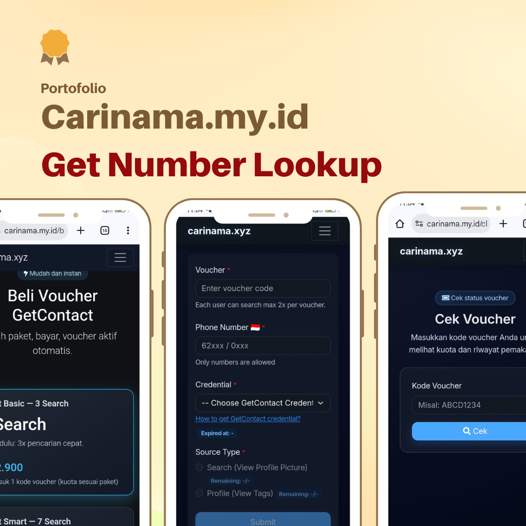 Platform direktori bisnis Carinama
